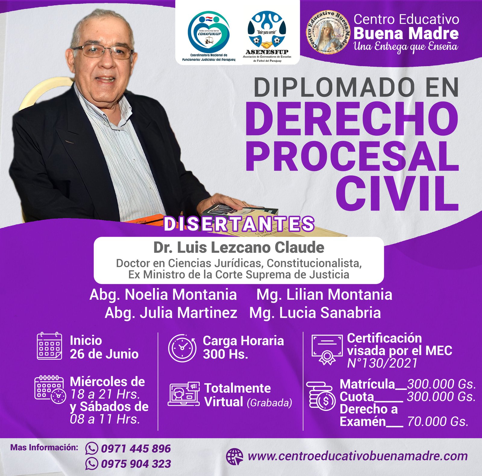 Habilitación Del Diplomado En Derecho Procesal Civil Centro Educativo